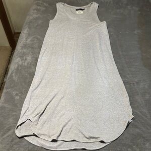 Prana Light Gray Sleeveless Midi Dress